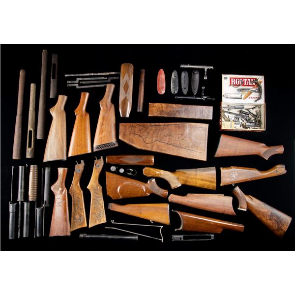 BUTTSTOCKS, FORENDS, BLANKS AND MISC. PARTS.
