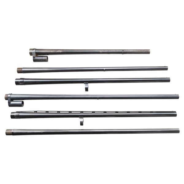 6 WINCHESTER SHOTGUN BARRELS; MODELS 97, 12 AND