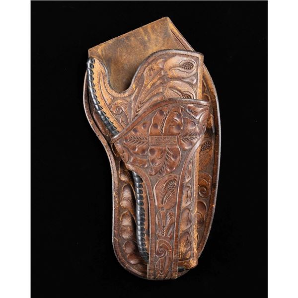 S.D. MYRES TOOLED LEATHER COLT SINGLE ACTION ARMY
