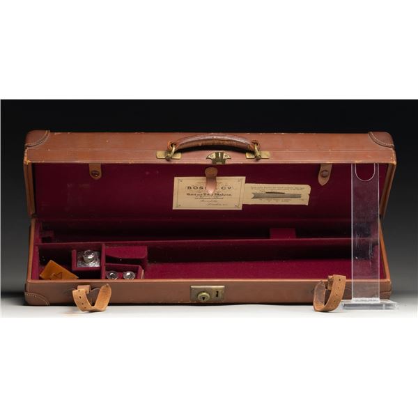 BOSS & CO. DOUBLE SHOTGUN LUGGAGE CASE.