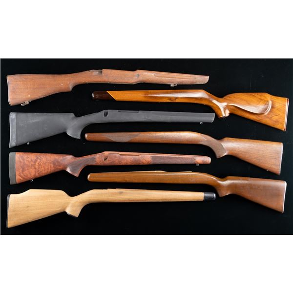 7 VARIOUS RIFLE STOCKS FOR WINCHESTER, REMINGTON,