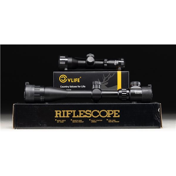V LIFE & BEAR CREEK ARSENAL SCOPES.