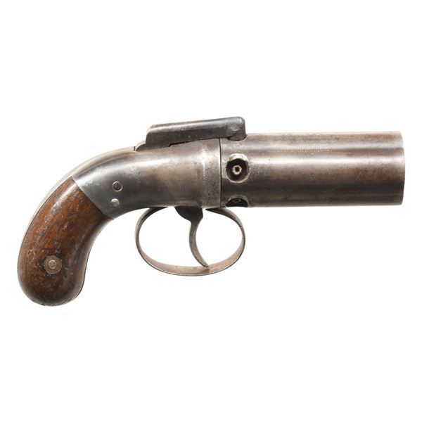 ALLEN & WHEELOCK BAR HAMMER PEPPERBOX PISTOL.