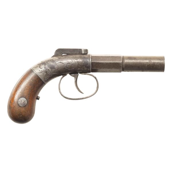 ALLEN & THURBER BAR HAMMER SINGLE SHOT PISTOL.
