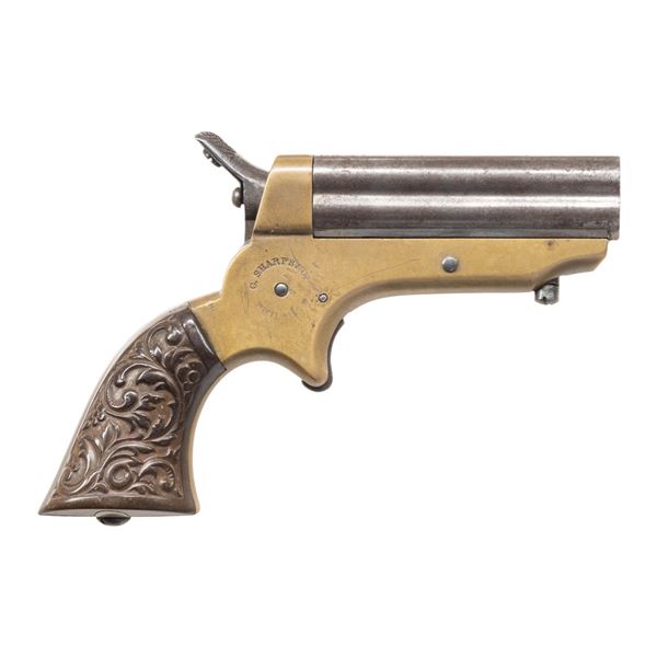 SHARPS 4-BARREL PEPPERBOX DERRINGER.