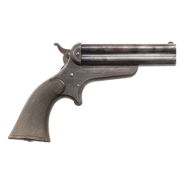 SHARPS & HANKINS 4-BARREL PEPPERBOX DERRINGER.