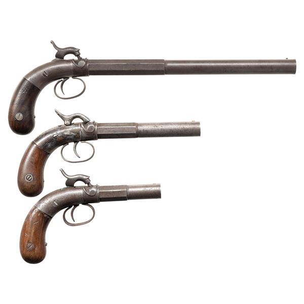 THREE ALLEN & THURBER "SHOTGUN-TYPE HAMMER"