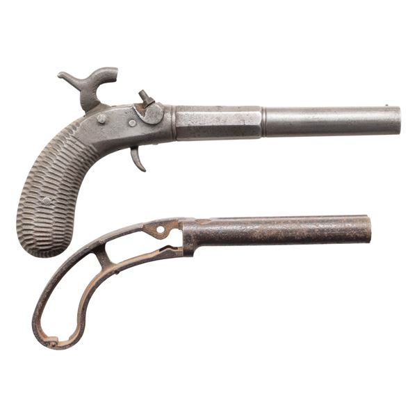 ETHAN ALLEN CO. ATTRIBUTED PERCUSSION BOOT PISTOL
