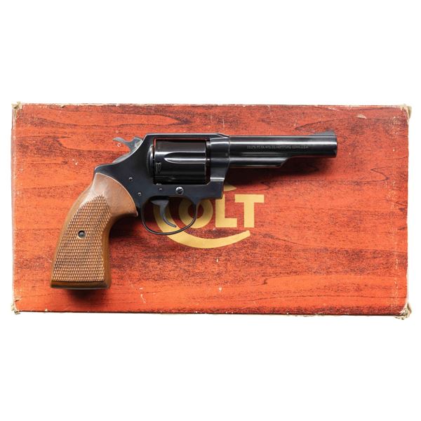 COLT POLICE POSITIVE DA REVOLVER WITH BOX.