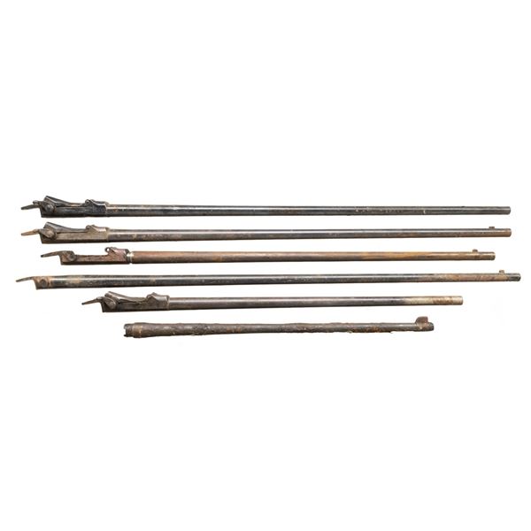 5 ANTIQUE BARRELED ACTIONS PLUS 03-A3 BARREL.