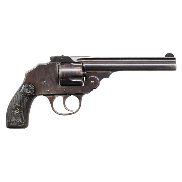 IVER JOHNSON HAMMERLESS TOP BREAK REVOLVER.