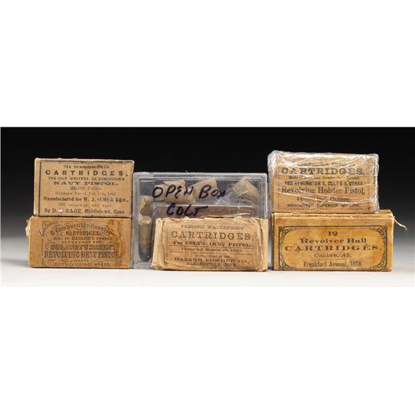LOT OF 6 ASSORTED U.S. CIVIL WAR REVOLVER