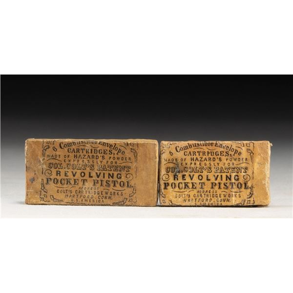 LOT OF 2 SEALED U.S. CIVIL WAR ERA COLT .31