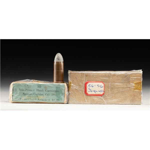 LOT OF SPENCER CARBINE AMMUNITION.
