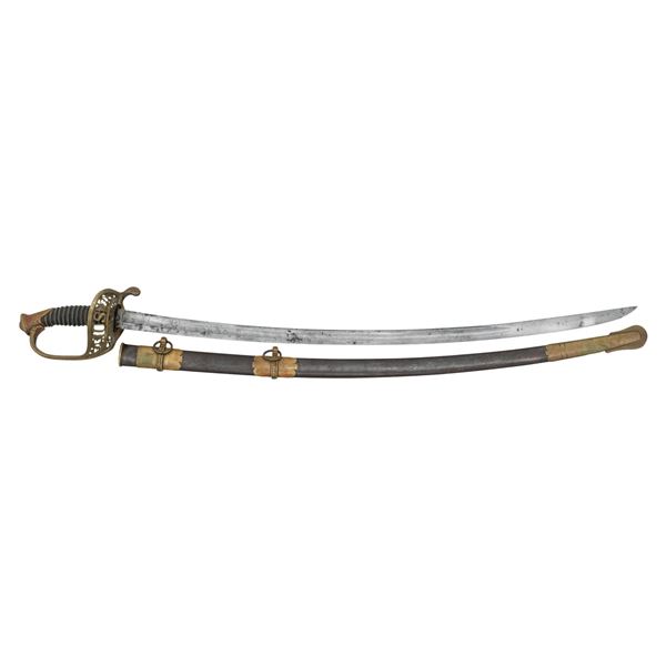 CIVIL WAR MODEL 1850 STAFF & FIELD OFFICER SWORD.