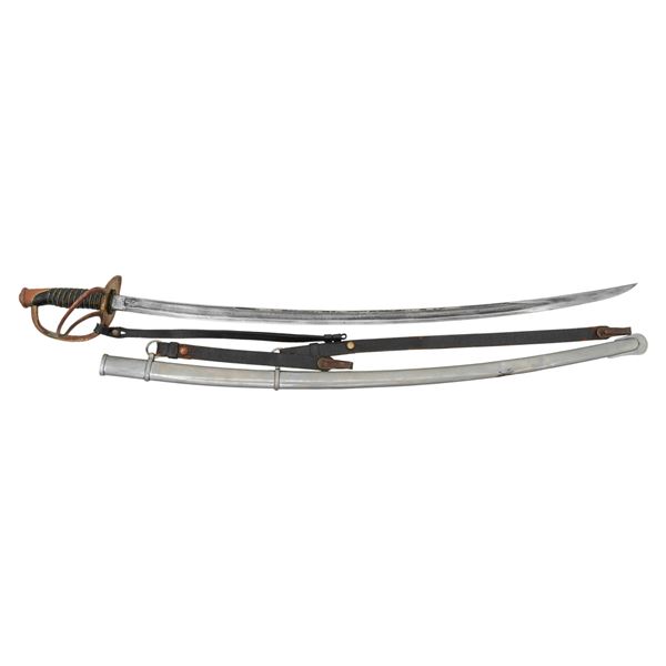 US M1860 CAVALRY SABER ISSUED TO NEW JERSEY TROOPS