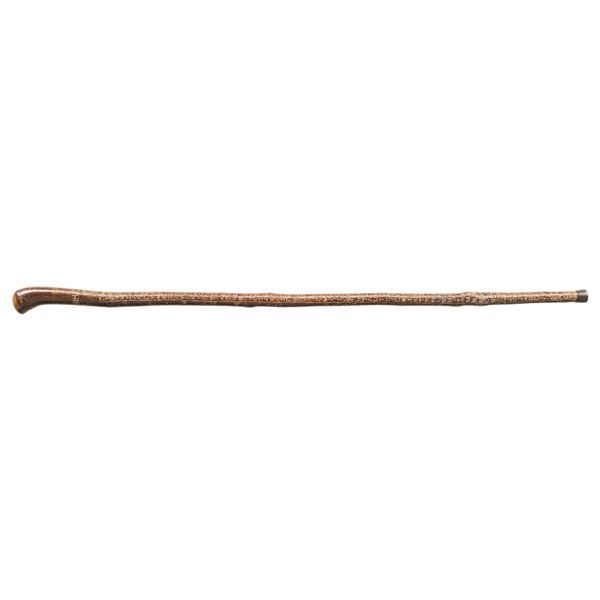 SUPERB CARVED FOLK ART CANE OF HENRY LEVENGOOD OF