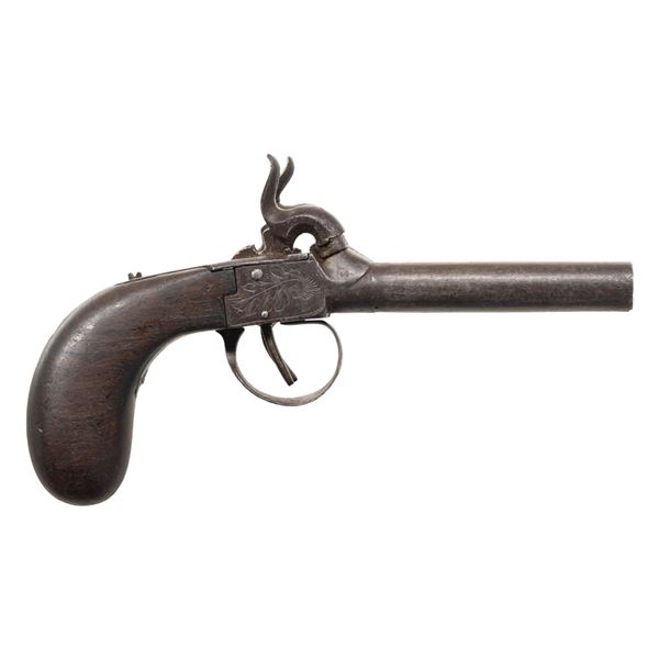 BELGIAN SXS PERCUSSION PISTOL.