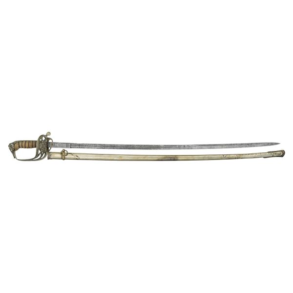 THAI OFFICER'S SWORD WITH SCABBARD