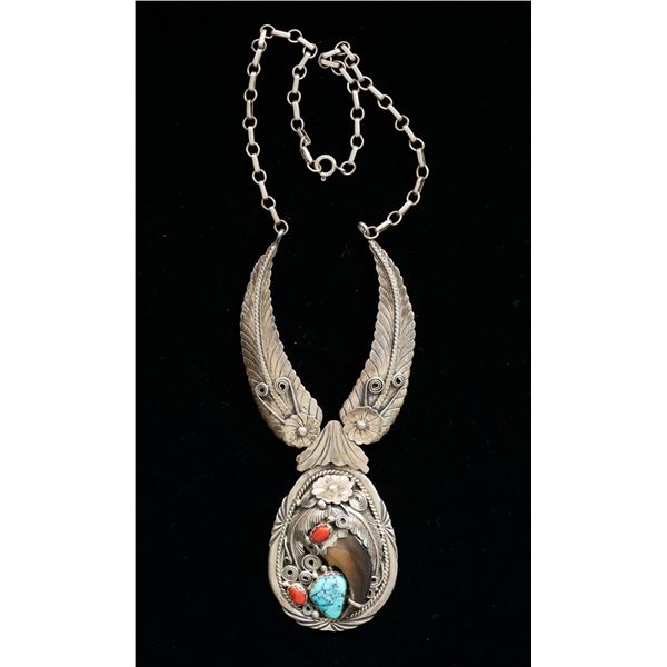 "PERCY SPENCER" SIGNED STERLING SILVER NAVAJO