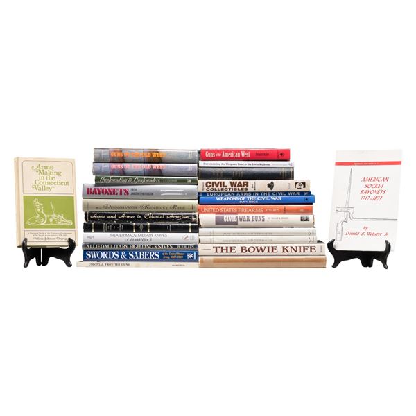 REFERENCE BOOKS PERTAINING TO FIREARMS AND EDGED