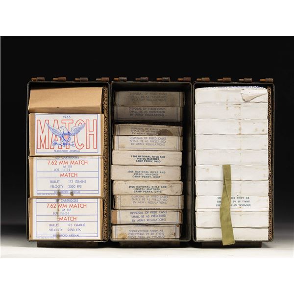 1,120 ROUNDS OF M118 MATCH 7.62 NATO AMMO.