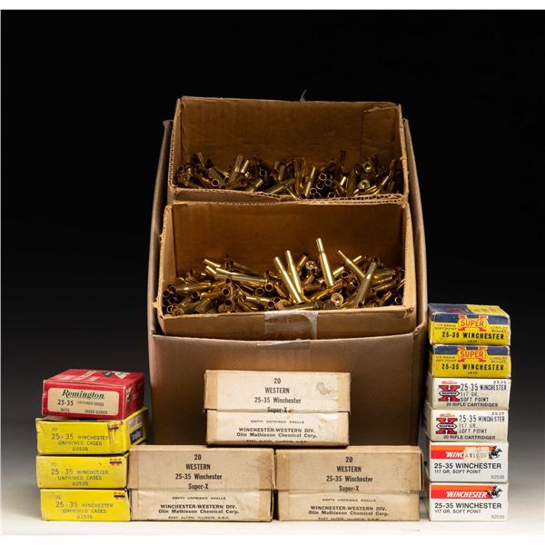 GROUPING OF 25-35 WINCHESTER SPORTING RIFLE