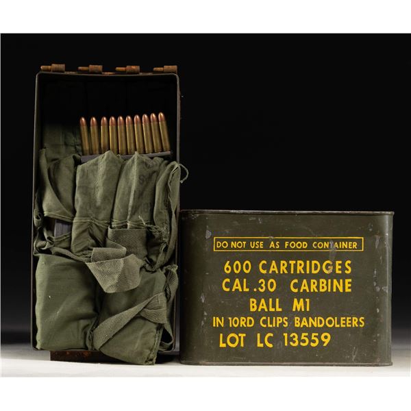 1,570 ROUNDS OF US MILITARY 30 CARBINE AMMO PLUS