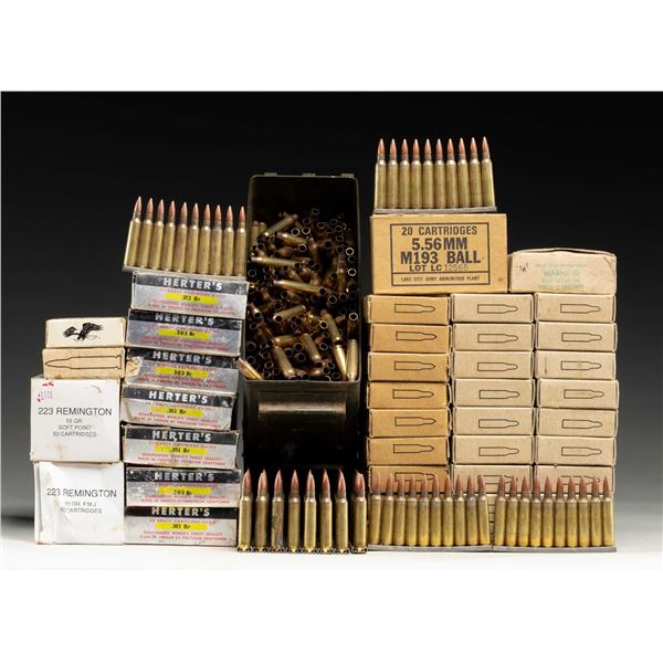 GROUP OF ASSORTED AMMUNITION PRIMARILY U.S. AND