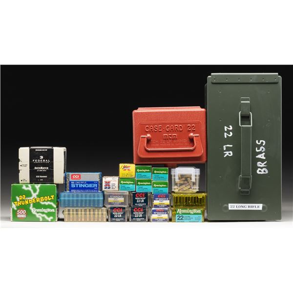 RIMFIRE AMMO LOT.
