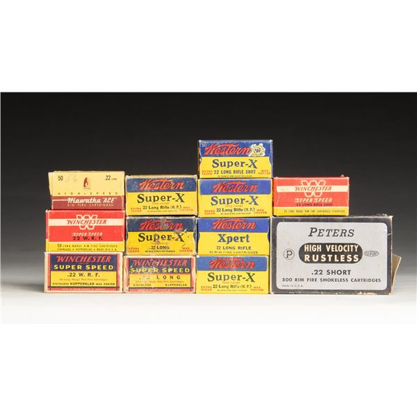 INTERESTING GROUP OF .22 CALIBER RIMFIRE SPORTING