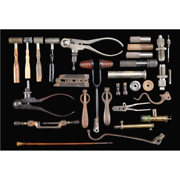INTERESTING VARIETY OF VINTAGE & ANTIQUE RELOADING