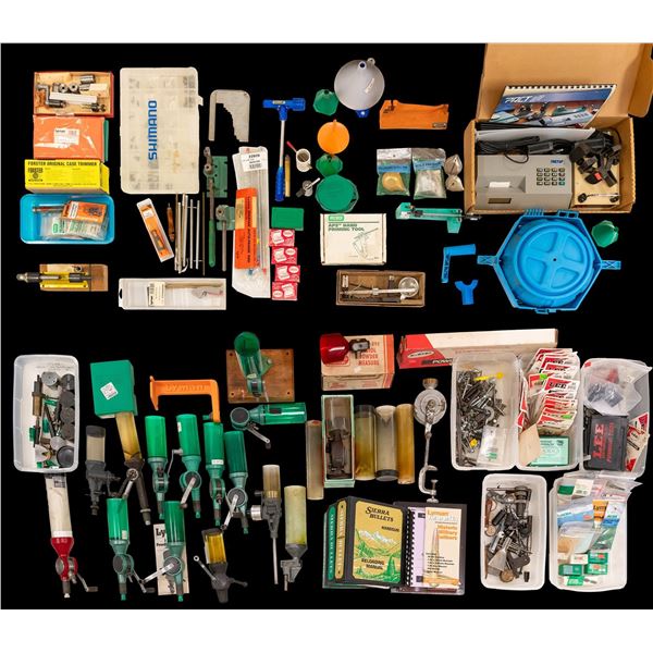 LARGE GROUPING OF RELOADING TOOLS & RELATED