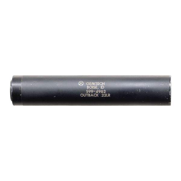GEMTECH OUTBACK .22 LR SILENCER WITH POUCH.