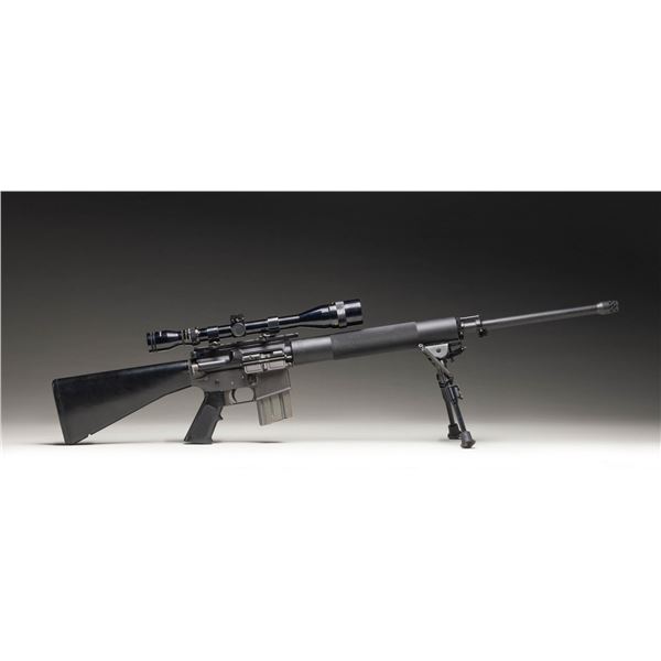 CUSTOM E.A. CO. J-15 SEMI-AUTOMATIC RIFLE.