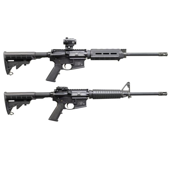GROUPING OF 2 SMITH & WESSON M&P-15 CARBINES.
