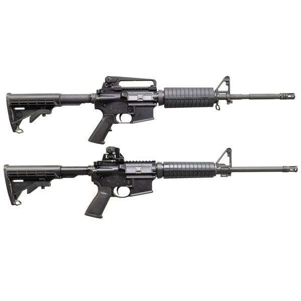 GROUPING OF 2 AR-15 STYLE CARBINES.