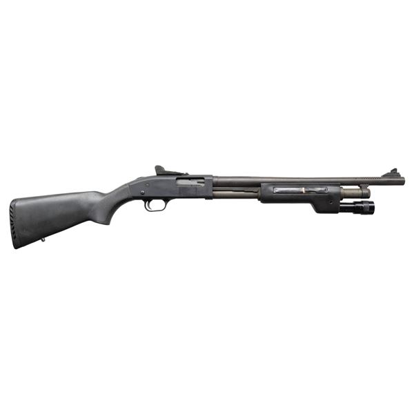 MOSSBERG 500A PUMP ACTION SHOTGUN.