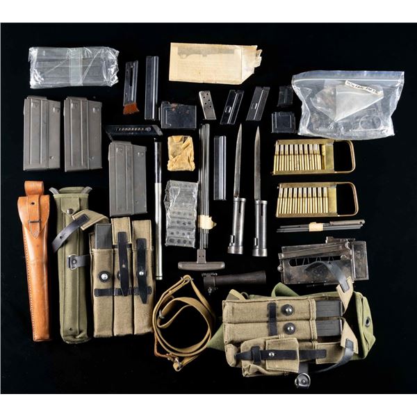 LOT OF ASSORTED MILITARY & COMMERCIAL FIREARMS