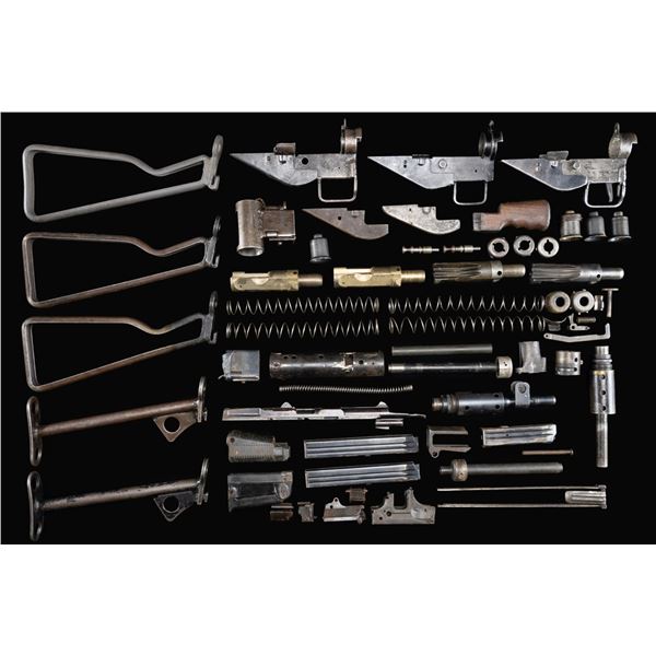 LOT OF 2 POLISH PM-63 RAK & STEN SUBMACHINE GUN