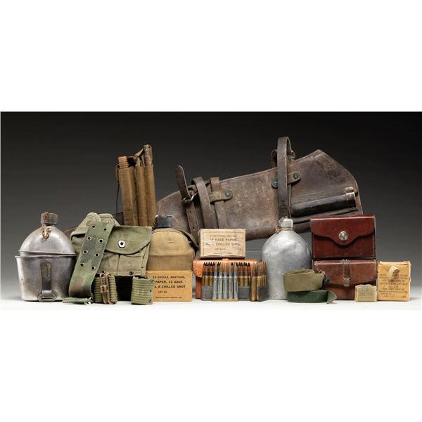 INTERESTING VARIETY OF MILITARIA AND AMMUNITION.