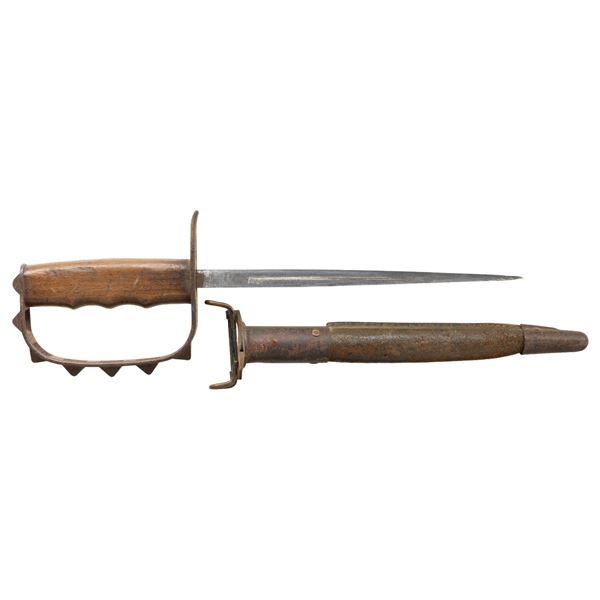 WWI LANDER, FRARY & CLARK US M1917 TRENCH KNIFE &