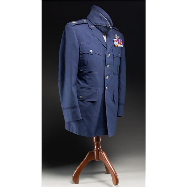 USAF COMMAND PILOT UNIFORM TUNIC OF COLONEL JAMES