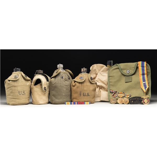 WWI & WWII US MILITARIA GROUPING.