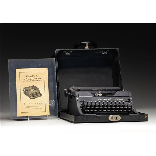 US NAVY UNDERWOOD UNIVERSAL TYPEMASTER "F" MODEL