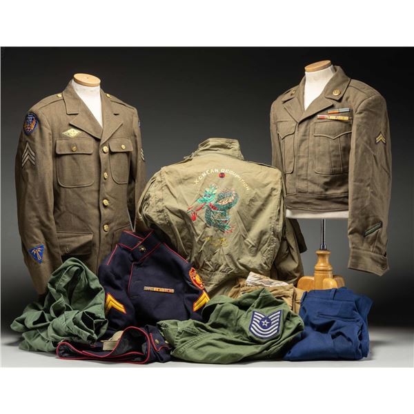 LOT OF U.S. UNIFORMS.