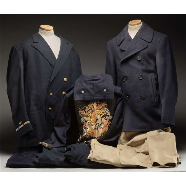 U.S. NAVY UNIFORM GROUPING.