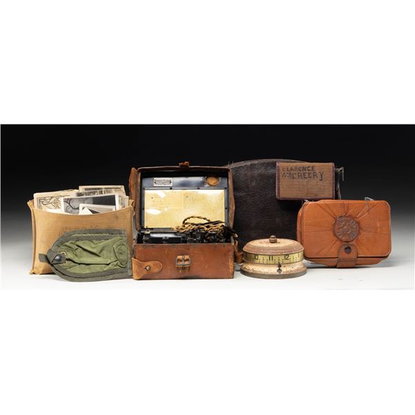 WWI US SIGNAL BUZZER, TIMER, & VARIOUS MILITARIA.