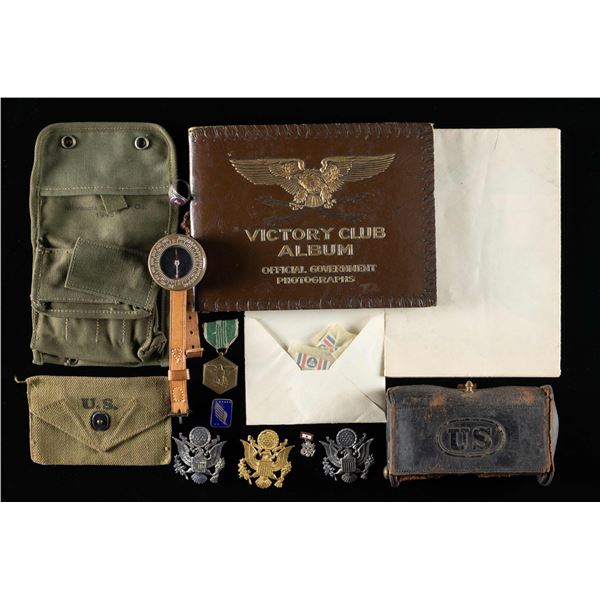 ASSORTED MILITARIA LOT.