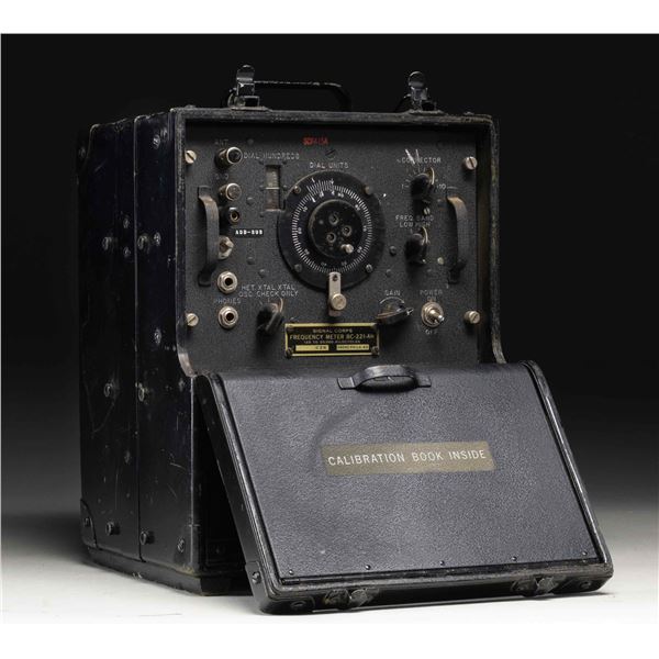 WWII US ARMY SINGAL CORPS BC-221-AH FREQUENCY